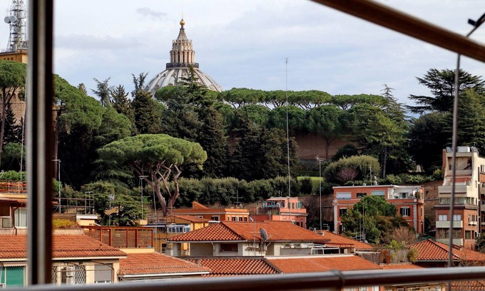 Vatican Apartment | New wonderful penthouse with terrace and beautiful view of St. Peter's Dome!
