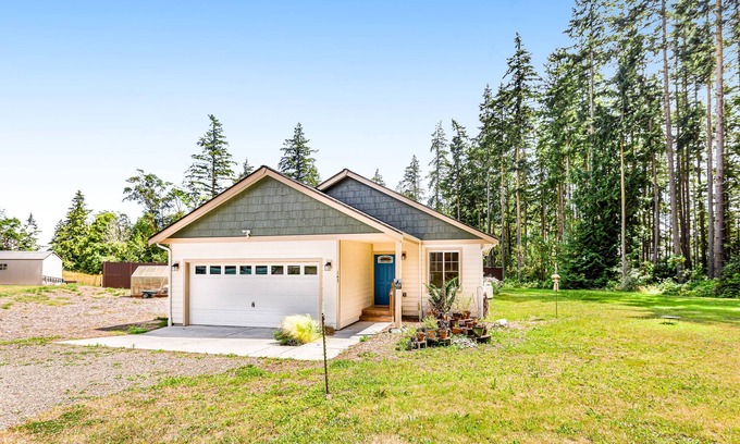 Adelma Beach House | Newer, dog-friendly home at the forest's edge with patio & WiFi - near downtown
