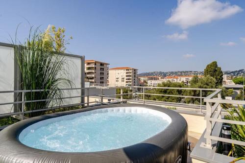 Antibes Apartment | Newly Built Apartment with Pool, Walk to the Beach