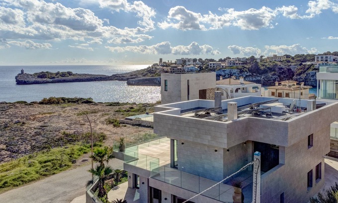 Porto Cristo Ski Chalet | Newly built luxury villa with sea views in Porto Cristo