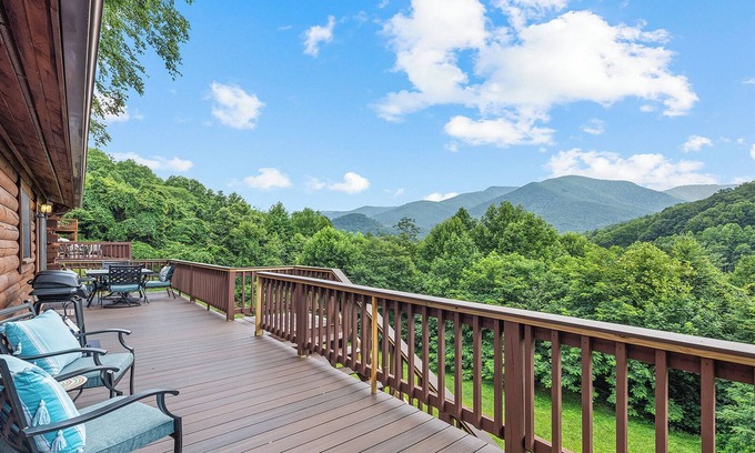 Maggie Valley Cabin | Newly renovated Cabin with Mountain Views, dog friendly, easy access, location.