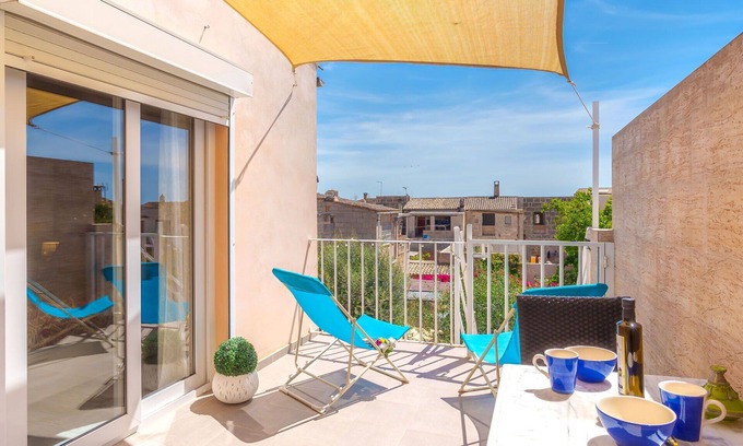 Ses Salines Apartment | Nice apartment for 2 people with WIFI, A/C, TV, terrace and parking