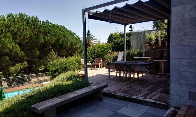Sant Pol De Mar Apartment | Nice loft apartment with garden and private pool