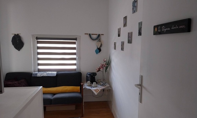 Sausheim Bed & Breakfast | Nice quiet room with adjoining living room A plus, large garden with terrace