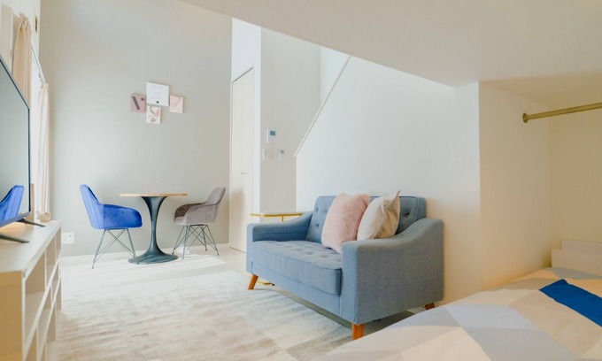 Nishi Ward Apartment | No103Near Kumamoto StationChildren OK Sofa semidouble bed x 2 TV with video app/Kumamoto Kumamoto