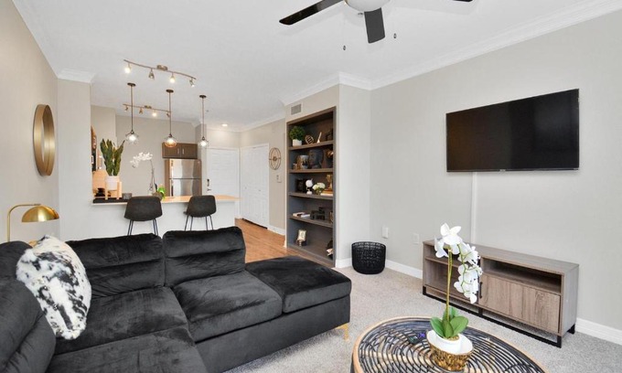 South Central Houston Apartment | Noir Oasis 5 MINS away from Texas Medical Center