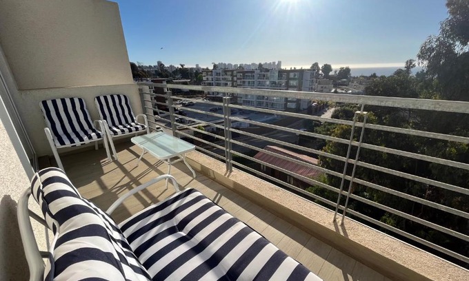 Concon Apartment | Nuevo amplio Vista cerca Playa