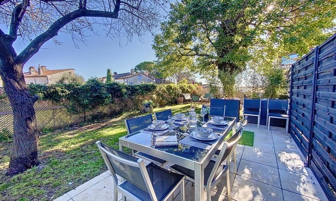 Cabris House | Nugget! Modern village house, Jacuzzi-garden with exceptional view