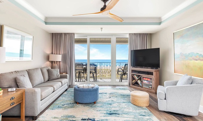 Tybee Island Condo | Ocean Song 332 | Oceanfront, Amazing Views!