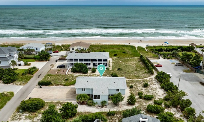 Shell Island House | Ocean view duplex just steps from the beach!