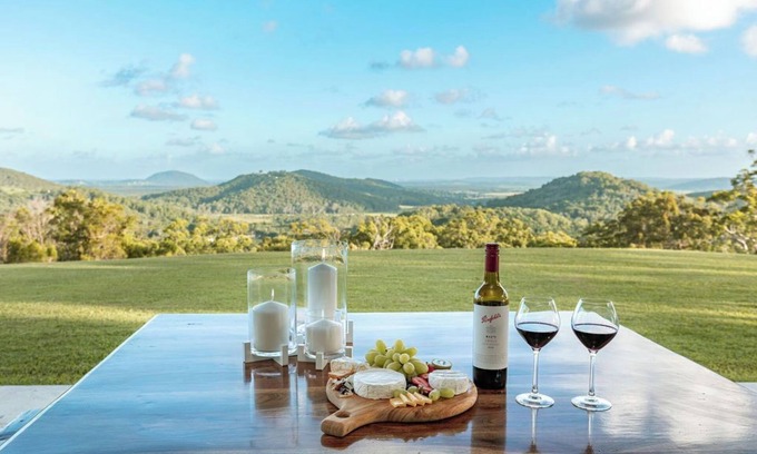 Verrierdale House | Ocean views. Close to Coolum Beach. Pet friendly. Firepit. Sleeps 11.