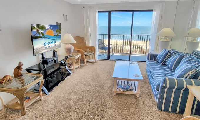 North Ocean City Condo | Oceanfront 3 Bedroom Condo - Steps to the beach and ocean. Perfecty located on 119th Street! Sandy Square 304
