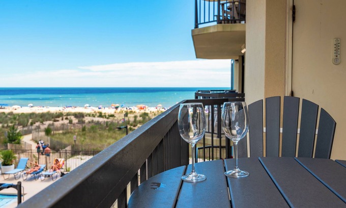 North Ocean City Condo | Oceanfront Building With Great Ocean and Bay Views