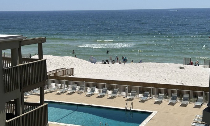 Ono Island Condo | Oceanfront Condo with Beautiful Gulf views from the Deck