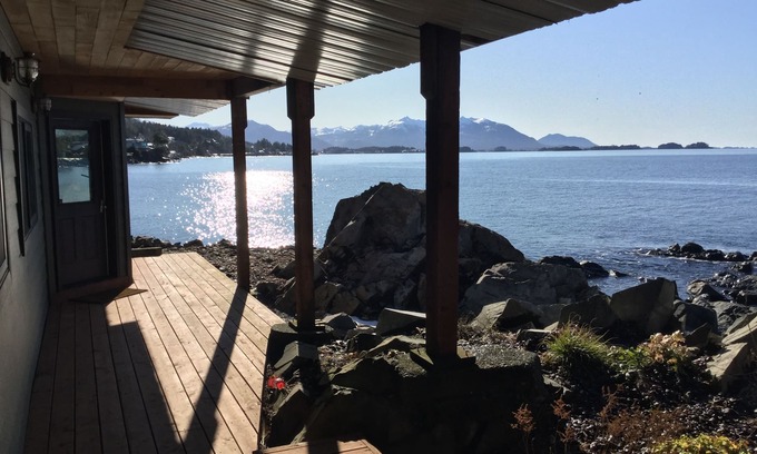 Sitka Apartment | Oceanfront! Otter's Den A Coastal Retreat at Raven's Roost