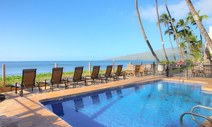 Kihei Condo | OCEANFRONT RESORT- Gorgeous 1Bed/1 Bath -Kihei Sands Beachfront Condo-A12