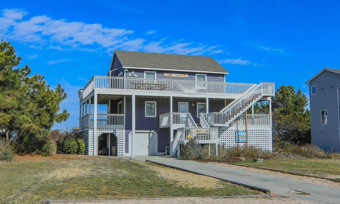 Duck House | Oceanside home perched high on a rise with great ocean views and enchanting sea breezes