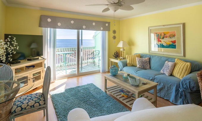Carolina Beach Condo | Oceanview Pet Friendly Condo at Southern Sands