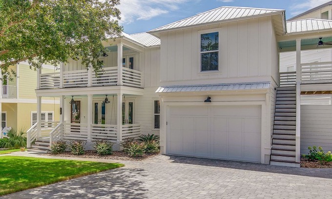 Santa Rosa Beach House | Olympic Pool! Brand New Home with Upgraded Furnishings, Beach- Captain's Place on 30A at The Village