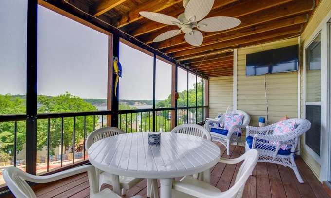 Osage Beach Apartment | Osage Beach Condo with Private Deck and Lake Views!