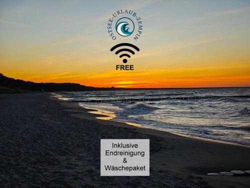 Zempin Apartment | Ostsee-Urlaub-Zempin direkt am Küstenwald, nur wenige Minuten zum Strand, optimal für Paare mit 1 Hund bis 45 cm Schulterhöhe