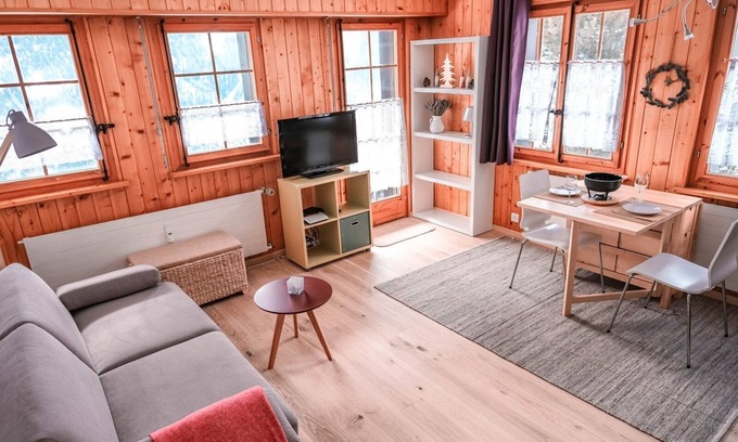 St. Luc Apartment | Outside: Ground floor flat for 2 persons, private garden with garden furniture and nice view, shuttl
