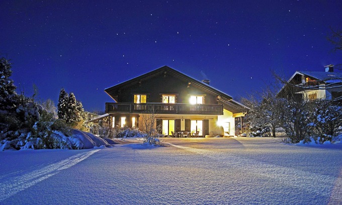 Bergen House | Own cottage near Chiemsee with view of the alps