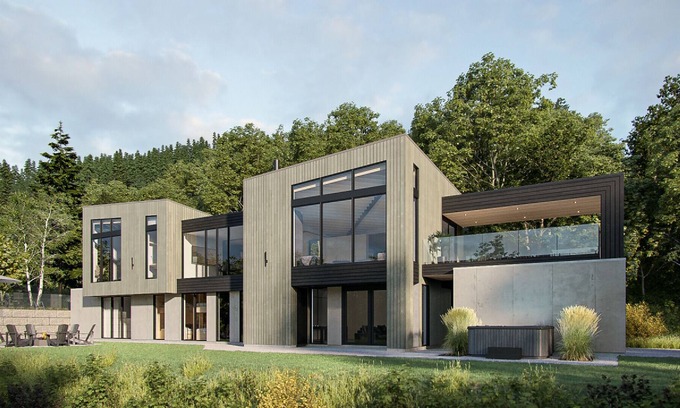Les Eboulements Ski Chalet | PANORAMA CHARLEVOIX - Exceptional View, Pool & Spa