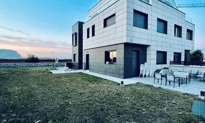 Laredo House | Panoramic view of the sea, located directly on the beach