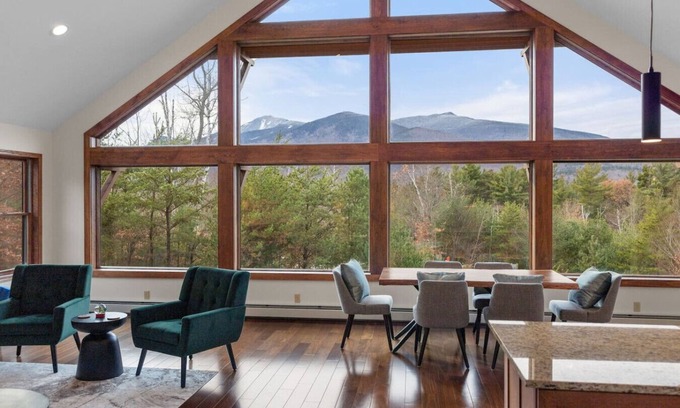 Wilmington Apartment | Panoramic View Whiteface, Hot tub, gas fireplace