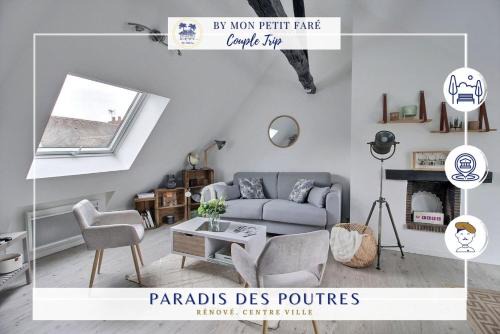Bourges Apartment | Paradis des poutres - Rénové & Centre-ville