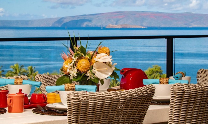 Wailea Villa | PENTHOUSE OCEAN VIEWS, TOP TIER LUXURY! SANDCASTLES SUITE L509 SLEEPS 8!