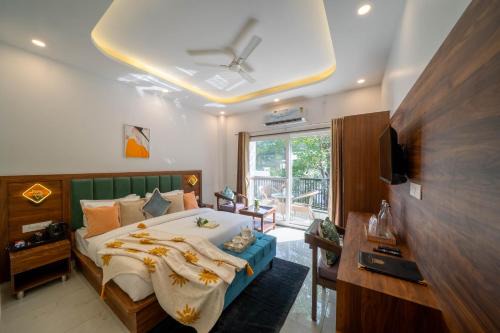 Haridwar Hotel | Perfectstayz Premium Mystic falls with Rooftop Pool & Cafe
