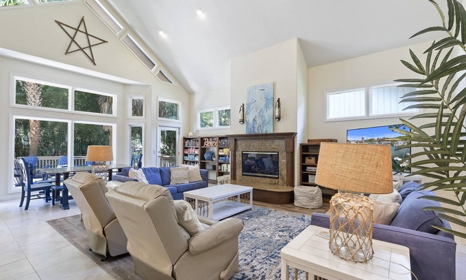 Lawton Woods House | PET FRIENDLY Sea Pines Home! Private Pool, Sleeps 12!