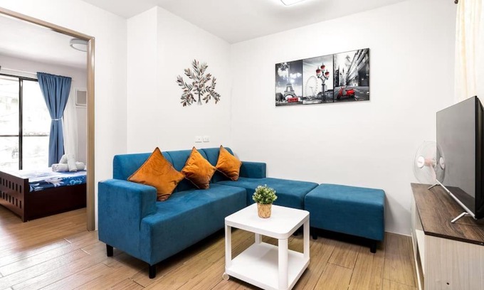 Tagaytay Apartment | PineSuites Relaxing 2-bedroom condo with pool and garden view accepts small pets only