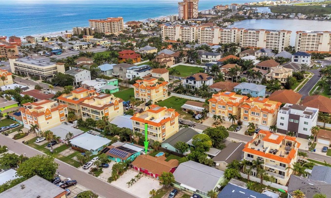 Redington Shores House | Pink Beach House on Barrier Island with a POOL!