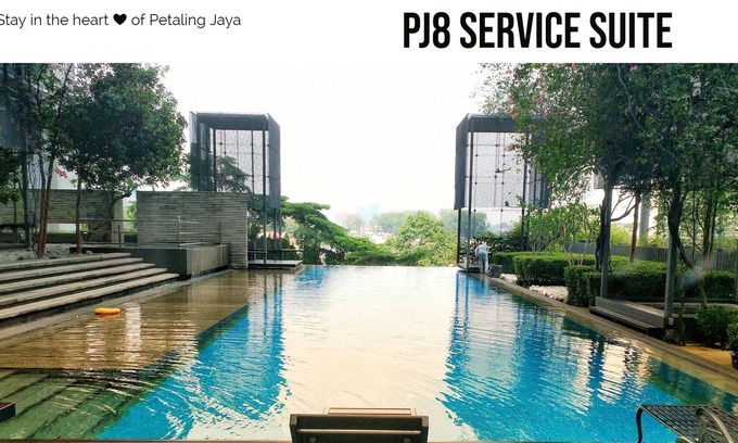 Petaling Jaya Apartment | PJ8 Service Suite Near Train Station Pool View