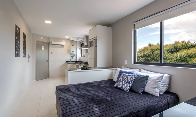 Reboucas Apartment | Pleione ⭐️ complete flat, garage, Jd. Botanical PUC Center