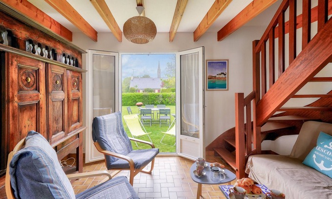 Plobannalec-Lesconil Ski Chalet | Plobannalec-Lesconil - Big garden house for 6