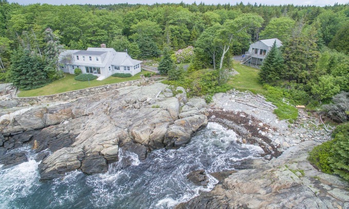 East Boothbay House | Pointed Fir Cove: Stunning Ocean Front Maine Retreat for Discerning Vacationers!