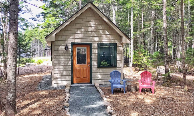Southwest Harbor Cottage | Precipice Tiny House at Acadia Yurts