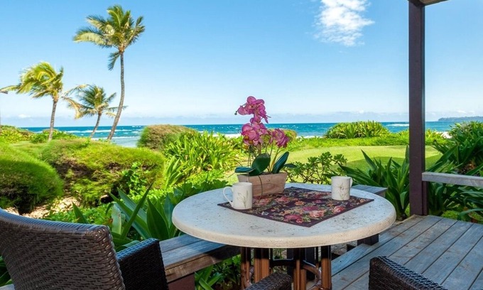 Wainiha Condo | Private and Romantic Seaside Retreat - Just Twelve Steps to the Beach!
