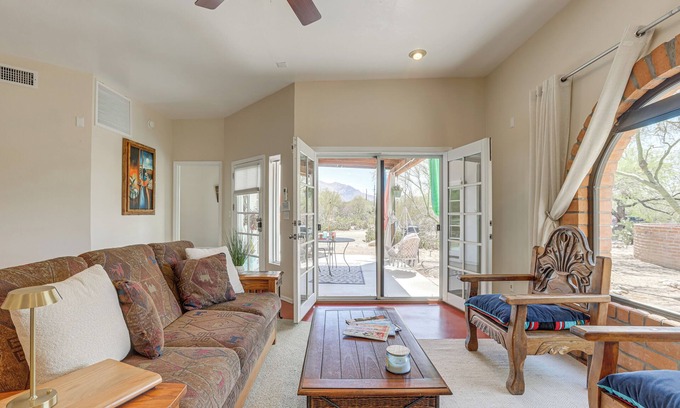 Casas Adobes Estates House | Private Desert Garden: Cozy Tucson Casita