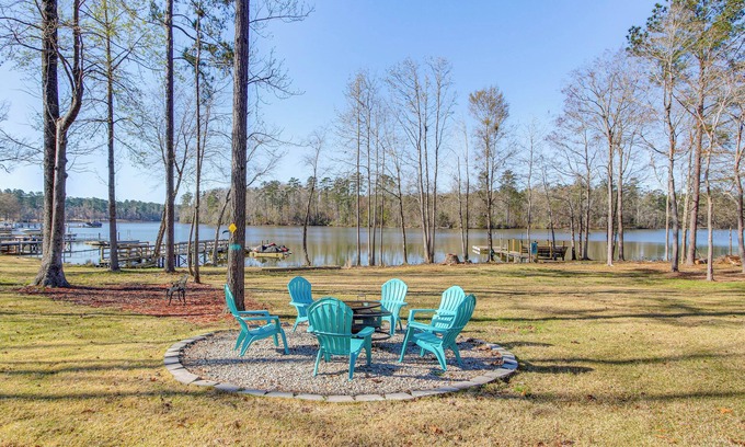 Leesville House | Private Dock, Fire Pit: Lake Murray Family Escape!
