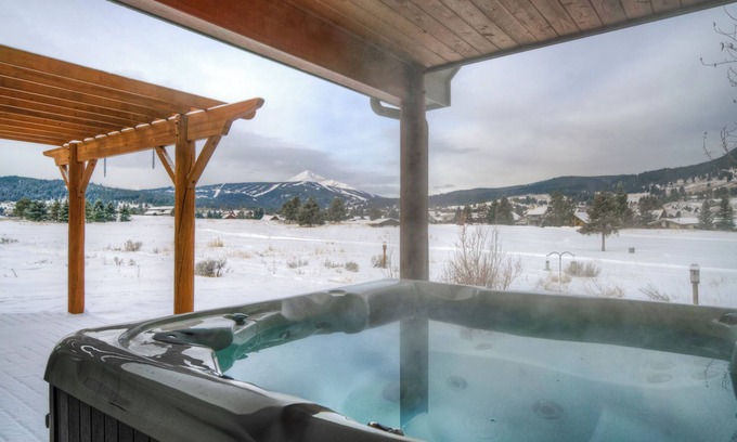 Big Sky Meadow Village House | Private Hot Tub! Pool Table, Mountain Views, Ski Shuttle close by!