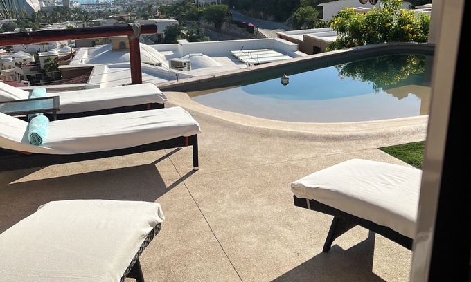 Los Cabos Villa | Private Penthouse in Pedregal with Pool. Walk to Marina+Beach+Town+Food+Waldorf
