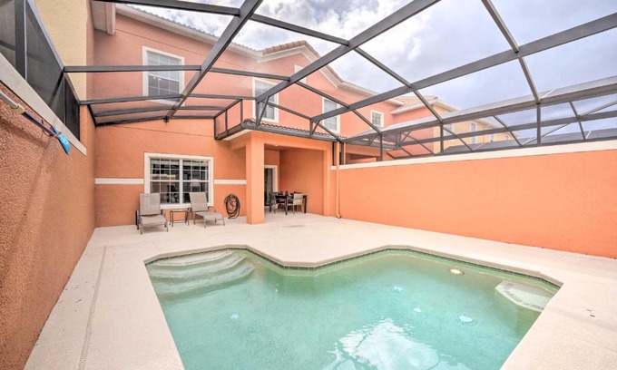 West Kissimmee House | Private Pool and Lanai Resort Townhome in Kissimmee