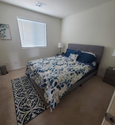 North Las Vegas House | Private Quarters With Bedroom, Lounge, Bath, and Laundry on Second Floor