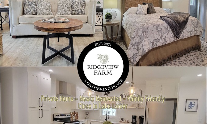 Flowery Branch House | Private Retreat - Close to Lake Lanier and Road Atlanta
