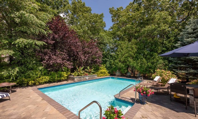 East Quogue House | Private Summer Gem in a cul de sac with heated saltwater pool